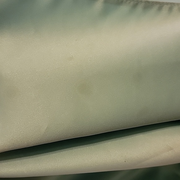 Vintage Jessica McClintock Gunne Sax Green Dress Gown 80s Petticoat Ruffle - Picture 6 of 16